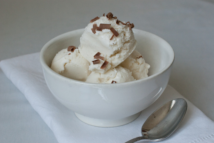 real vanilla bean ice cream